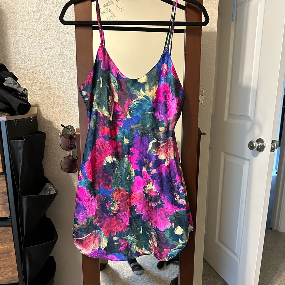 Vintage floral circa slip dress